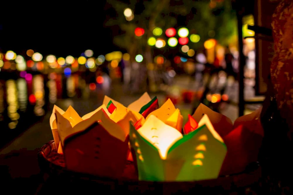 Handmade lanterns from street vendors